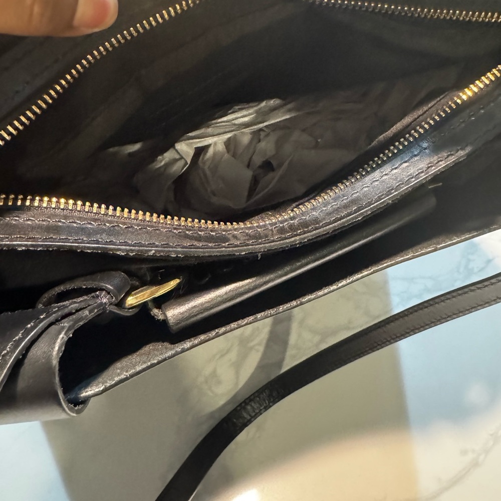 Zara leather large tote bag - Picture 6 of 9